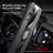 Ultra-thin Silicone Gel Soft Case Cover with Magnetic Finger Ring Stand X01L for Realme 8 5G