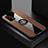 Ultra-thin Silicone Gel Soft Case Cover with Magnetic Finger Ring Stand X01L for Realme GT 5G