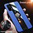 Ultra-thin Silicone Gel Soft Case Cover with Magnetic Finger Ring Stand X01L for Realme GT 5G