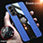 Ultra-thin Silicone Gel Soft Case Cover with Magnetic Finger Ring Stand X01L for Realme GT Master 5G