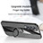 Ultra-thin Silicone Gel Soft Case Cover with Magnetic Finger Ring Stand X01L for Realme GT Master Explorer 5G