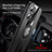 Ultra-thin Silicone Gel Soft Case Cover with Magnetic Finger Ring Stand X01L for Realme GT Neo 3T 5G