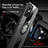 Ultra-thin Silicone Gel Soft Case Cover with Magnetic Finger Ring Stand X01L for Realme GT Neo3 5G