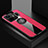 Ultra-thin Silicone Gel Soft Case Cover with Magnetic Finger Ring Stand X01L for Realme GT Neo5 240W 5G