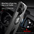 Ultra-thin Silicone Gel Soft Case Cover with Magnetic Finger Ring Stand X01L for Realme GT Neo5 240W 5G