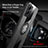 Ultra-thin Silicone Gel Soft Case Cover with Magnetic Finger Ring Stand X01L for Realme Narzo 50 5G