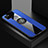 Ultra-thin Silicone Gel Soft Case Cover with Magnetic Finger Ring Stand X01L for Realme Q2i 5G