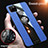 Ultra-thin Silicone Gel Soft Case Cover with Magnetic Finger Ring Stand X01L for Realme Q2i 5G