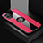 Ultra-thin Silicone Gel Soft Case Cover with Magnetic Finger Ring Stand X01L for Realme V11 5G