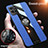 Ultra-thin Silicone Gel Soft Case Cover with Magnetic Finger Ring Stand X01L for Realme V11s 5G