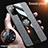 Ultra-thin Silicone Gel Soft Case Cover with Magnetic Finger Ring Stand X01L for Samsung Galaxy A02s