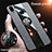 Ultra-thin Silicone Gel Soft Case Cover with Magnetic Finger Ring Stand X01L for Samsung Galaxy A10s