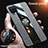 Ultra-thin Silicone Gel Soft Case Cover with Magnetic Finger Ring Stand X01L for Samsung Galaxy A12 5G