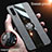 Ultra-thin Silicone Gel Soft Case Cover with Magnetic Finger Ring Stand X01L for Samsung Galaxy A30S