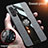 Ultra-thin Silicone Gel Soft Case Cover with Magnetic Finger Ring Stand X01L for Samsung Galaxy A32 4G