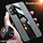 Ultra-thin Silicone Gel Soft Case Cover with Magnetic Finger Ring Stand X01L for Samsung Galaxy A52s 5G