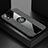 Ultra-thin Silicone Gel Soft Case Cover with Magnetic Finger Ring Stand X01L for Samsung Galaxy M01 Core