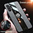 Ultra-thin Silicone Gel Soft Case Cover with Magnetic Finger Ring Stand X01L for Samsung Galaxy M32 5G