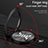 Ultra-thin Silicone Gel Soft Case Cover with Magnetic Finger Ring Stand X01L for Samsung Galaxy S20 FE 4G