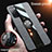 Ultra-thin Silicone Gel Soft Case Cover with Magnetic Finger Ring Stand X01L for Samsung Galaxy S20 FE 4G