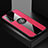 Ultra-thin Silicone Gel Soft Case Cover with Magnetic Finger Ring Stand X01L for Vivo iQOO U1