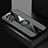 Ultra-thin Silicone Gel Soft Case Cover with Magnetic Finger Ring Stand X01L for Vivo V23 Pro 5G