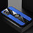 Ultra-thin Silicone Gel Soft Case Cover with Magnetic Finger Ring Stand X01L for Vivo V23e 5G