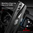 Ultra-thin Silicone Gel Soft Case Cover with Magnetic Finger Ring Stand X01L for Vivo V23e 5G