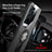 Ultra-thin Silicone Gel Soft Case Cover with Magnetic Finger Ring Stand X01L for Vivo X60 Pro+ Plus 5G