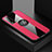 Ultra-thin Silicone Gel Soft Case Cover with Magnetic Finger Ring Stand X01L for Vivo Y50t