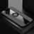 Ultra-thin Silicone Gel Soft Case Cover with Magnetic Finger Ring Stand X01L for Vivo Y51 (2021)