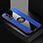 Ultra-thin Silicone Gel Soft Case Cover with Magnetic Finger Ring Stand X01L for Vivo Y53s t2