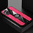 Ultra-thin Silicone Gel Soft Case Cover with Magnetic Finger Ring Stand X01L for Vivo Y55s (2021)