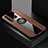 Ultra-thin Silicone Gel Soft Case Cover with Magnetic Finger Ring Stand X01L for Vivo Y5s