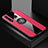 Ultra-thin Silicone Gel Soft Case Cover with Magnetic Finger Ring Stand X01L for Vivo Y5s