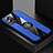 Ultra-thin Silicone Gel Soft Case Cover with Magnetic Finger Ring Stand X01L for Vivo Y72t