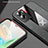 Ultra-thin Silicone Gel Soft Case Cover with Magnetic Finger Ring Stand X01L for Vivo Y72t