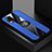 Ultra-thin Silicone Gel Soft Case Cover with Magnetic Finger Ring Stand X01L for Vivo Y73 (2021)