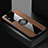 Ultra-thin Silicone Gel Soft Case Cover with Magnetic Finger Ring Stand X01L for Vivo Y73s 5G