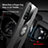 Ultra-thin Silicone Gel Soft Case Cover with Magnetic Finger Ring Stand X01L for Xiaomi Mi 10T 5G