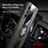 Ultra-thin Silicone Gel Soft Case Cover with Magnetic Finger Ring Stand X01L for Xiaomi Redmi K40 Gaming 5G