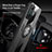 Ultra-thin Silicone Gel Soft Case Cover with Magnetic Finger Ring Stand X01L for Xiaomi Redmi K50 Gaming AMG F1 5G