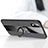 Ultra-thin Silicone Gel Soft Case Cover with Magnetic Finger Ring Stand X02L for Samsung Galaxy M01 Core