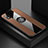 Ultra-thin Silicone Gel Soft Case Cover with Magnetic Finger Ring Stand X02L for Samsung Galaxy M01 Core