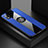 Ultra-thin Silicone Gel Soft Case Cover with Magnetic Finger Ring Stand X02L for Samsung Galaxy M01 Core