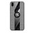 Ultra-thin Silicone Gel Soft Case Cover with Magnetic Finger Ring Stand X02L for Samsung Galaxy M01s Gray