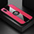 Ultra-thin Silicone Gel Soft Case Cover with Magnetic Finger Ring Stand X02L for Samsung Galaxy M02