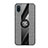 Ultra-thin Silicone Gel Soft Case Cover with Magnetic Finger Ring Stand X02L for Samsung Galaxy M02 Gray