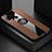 Ultra-thin Silicone Gel Soft Case Cover with Magnetic Finger Ring Stand X02L for Samsung Galaxy M21