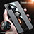 Ultra-thin Silicone Gel Soft Case Cover with Magnetic Finger Ring Stand X02L for Samsung Galaxy M30s